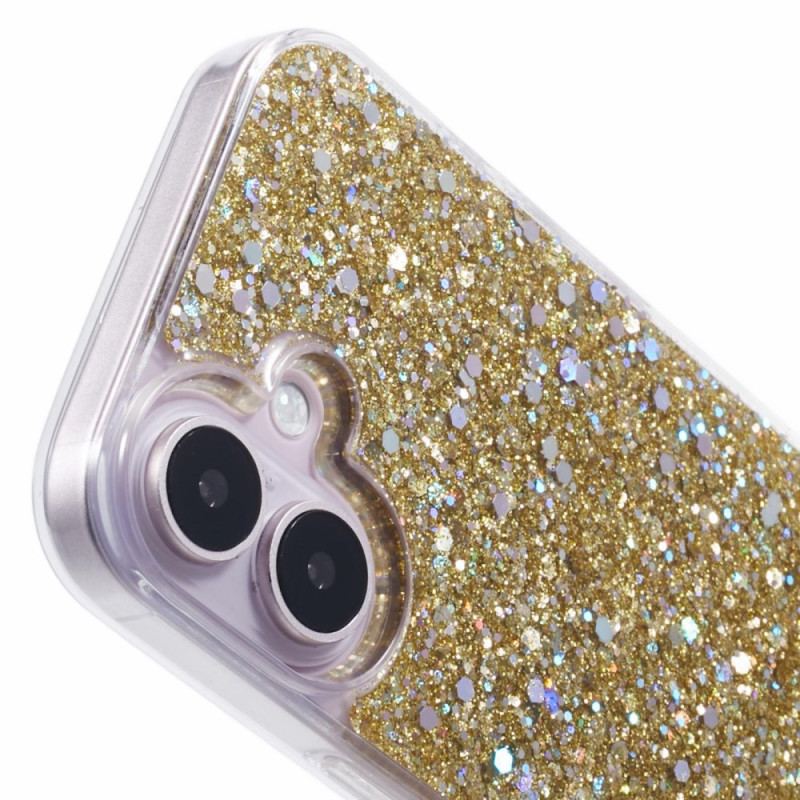 Coque iPhone 16 Paillettes