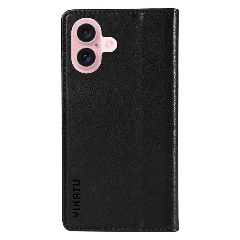 Flip Cover iPhone 16 Vintage YIKATU