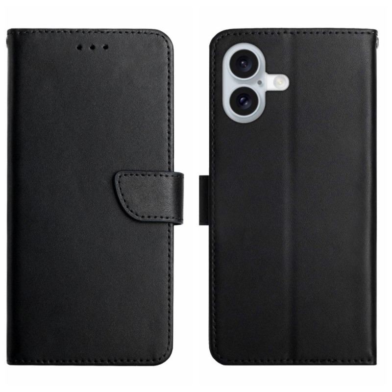 Housse iPhone 16 Cuir Nappa