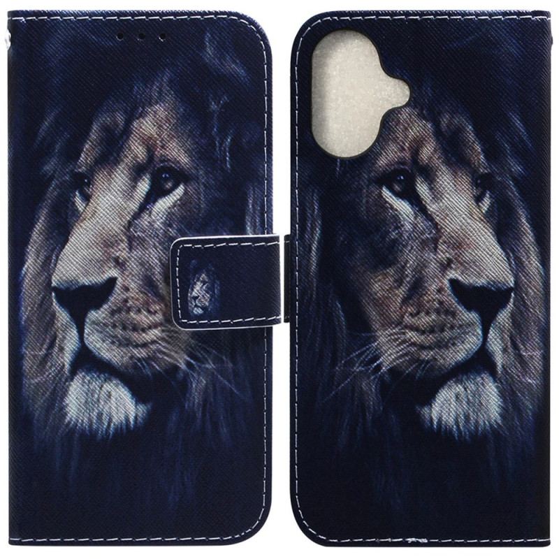 Housse iPhone 16 Dreaming Lion