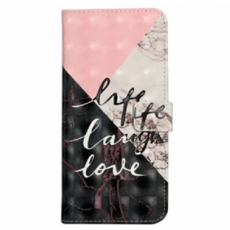 Housse iPhone 16 Life Laugh Love