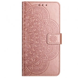 Housse iPhone 16 Motif Mandala à Lanière