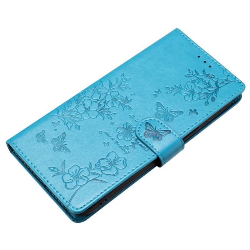 Housse iPhone 16 Motif Papillons Floraux