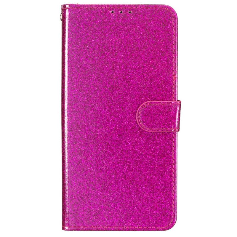 Housse iPhone 16 Paillettes à Lanière