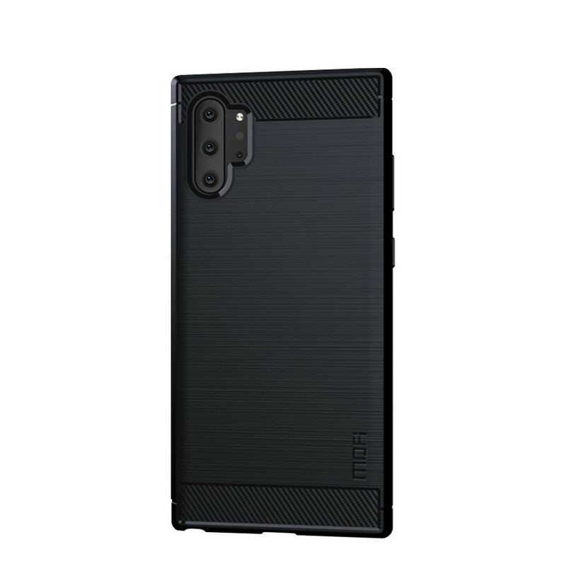 Coque Samsung Galaxy Note 10 Plus Fibre Carbone Brossée MOFI