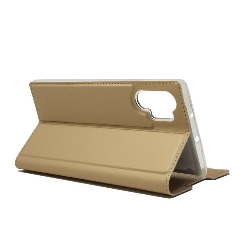 Flip Cover Samsung Galaxy Note 10 Plus Fermoir Magnétique