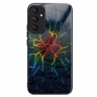 Coque Samsung Galaxy A55 5G Verre Trempé Motif Géométrique