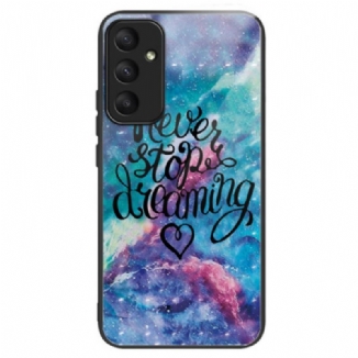 Coque Samsung Galaxy A55 5G Verre Trempé Never Stop Dreaming