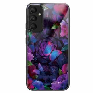 Coque Samsung Galaxy A55 5G Verre Trempé Papillons colorés