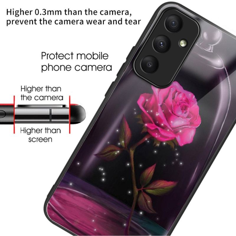 Coque Samsung Galaxy A55 5G Verre Trempé Rose