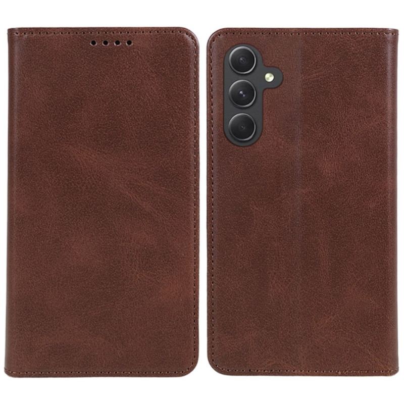 Flip Cover Samsung Galaxy A55 5G Style Cuir Texturé