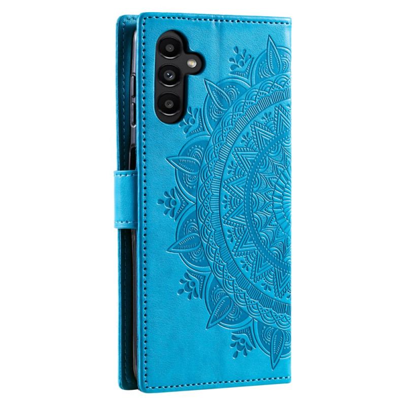 Housse Samsung Galaxy A55 5G Mandala Soleil à Lanière