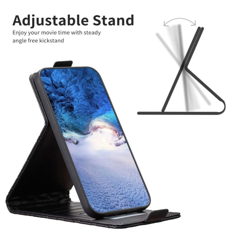 Housse Samsung Galaxy A55 5G Matelassée Rabat Vertical