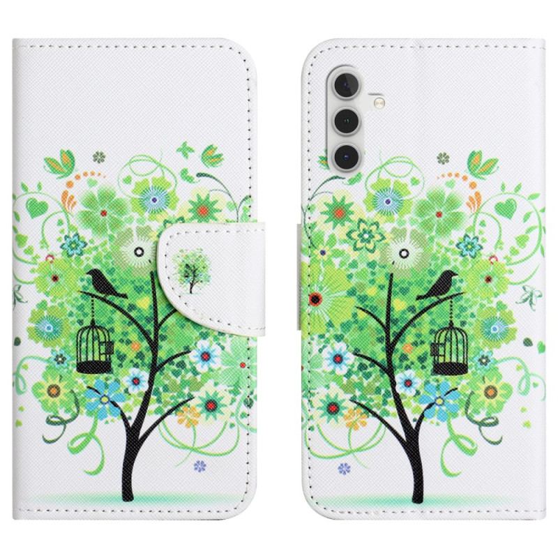 Housse Samsung Galaxy A55 5G Motif Arbre Vert