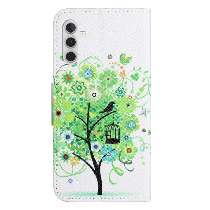 Housse Samsung Galaxy A55 5G Motif Arbre Vert