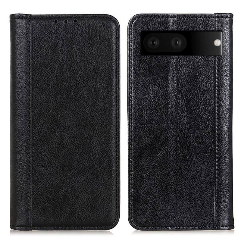 Flip Cover Google Pixel 7 Cuir Fendu