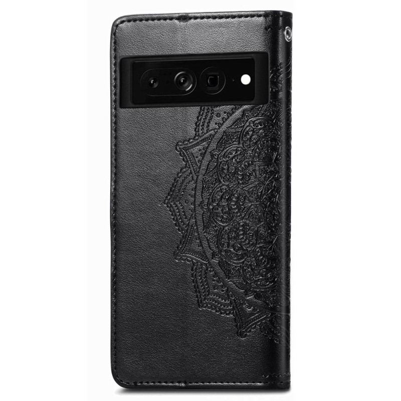 Housse Google Pixel 7 Mandala Rétro à Lanière