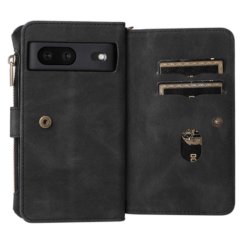 Housse Google Pixel 7 Multi-Fonctionnelle Vintage