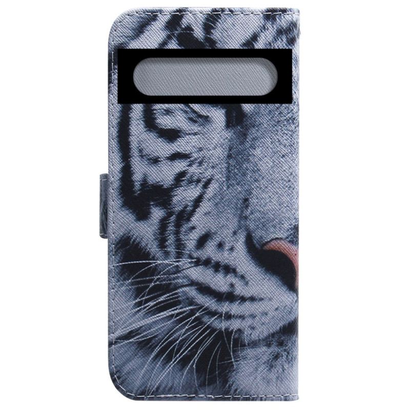 Housse Google Pixel 7 Tigre Blanc