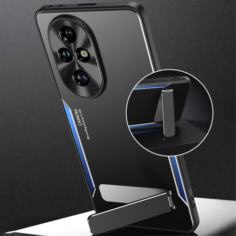 Coque Honor 200 Pro Effet Métal Support