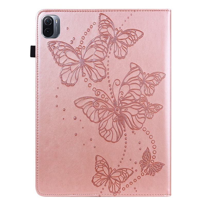 Étui Xiaomi Pad 5 Multifonctions Motif Papillons