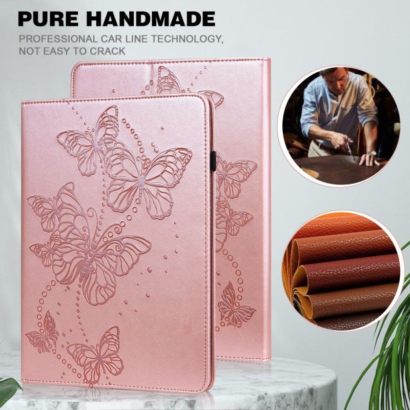 Étui Xiaomi Pad 5 Multifonctions Motif Papillons