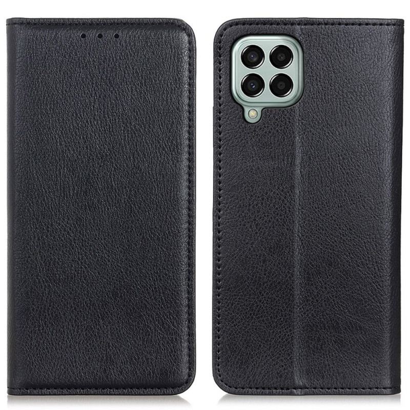 Flip Cover Samsung Galaxy M33 5G Cuir Fendu Litchi