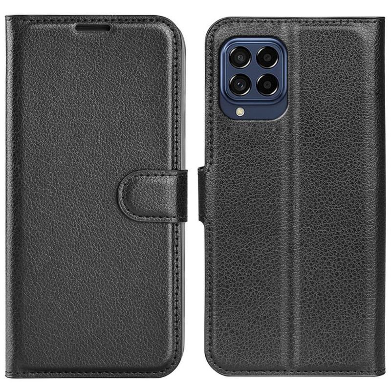 Housse Samsung Galaxy M33 5G Style Cuir Litchi