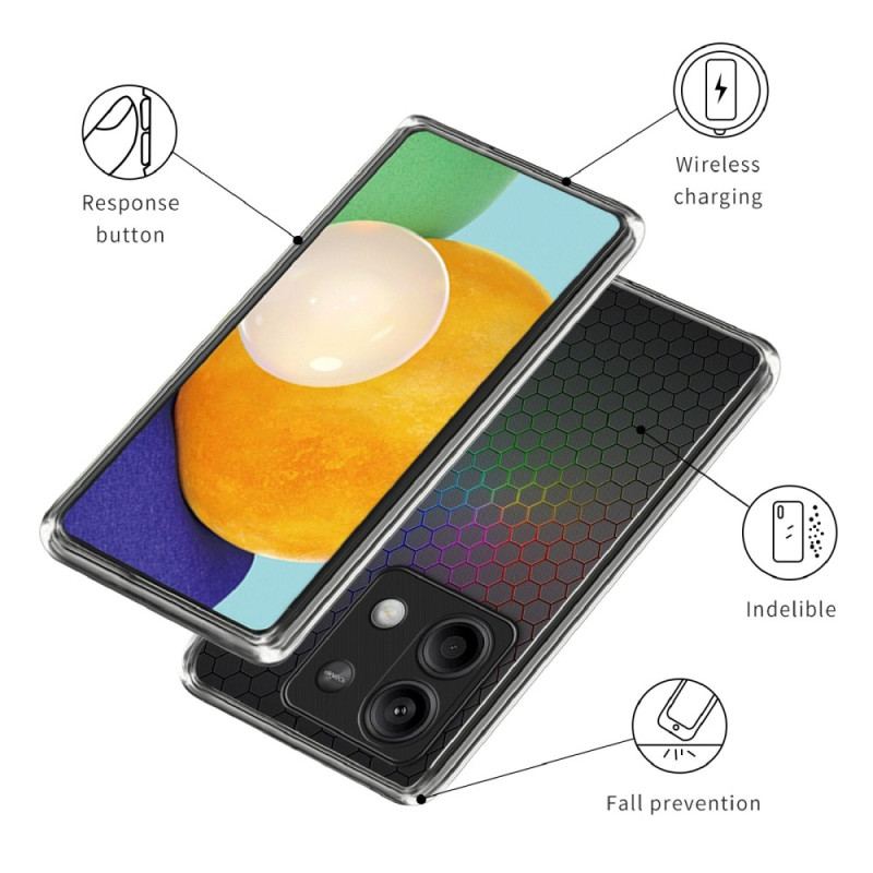 Coque Xiaomi Redmi Note 13 5G Alvéoles Colorées