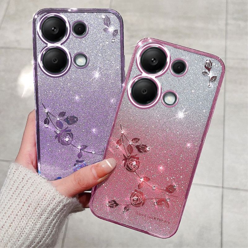 Coque Xiaomi Redmi Note 13 5G Décor Strass et Lanière KADEM