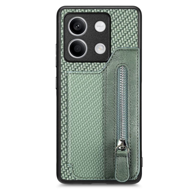 Coque Xiaomi Redmi Note 13 5G Porte-Monnaie à Fermeture Éclair