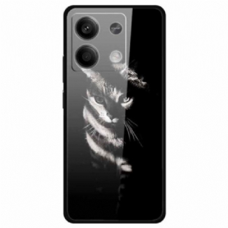 Coque Xiaomi Redmi Note 13 5G Verre Trempé Chat d'Ombre