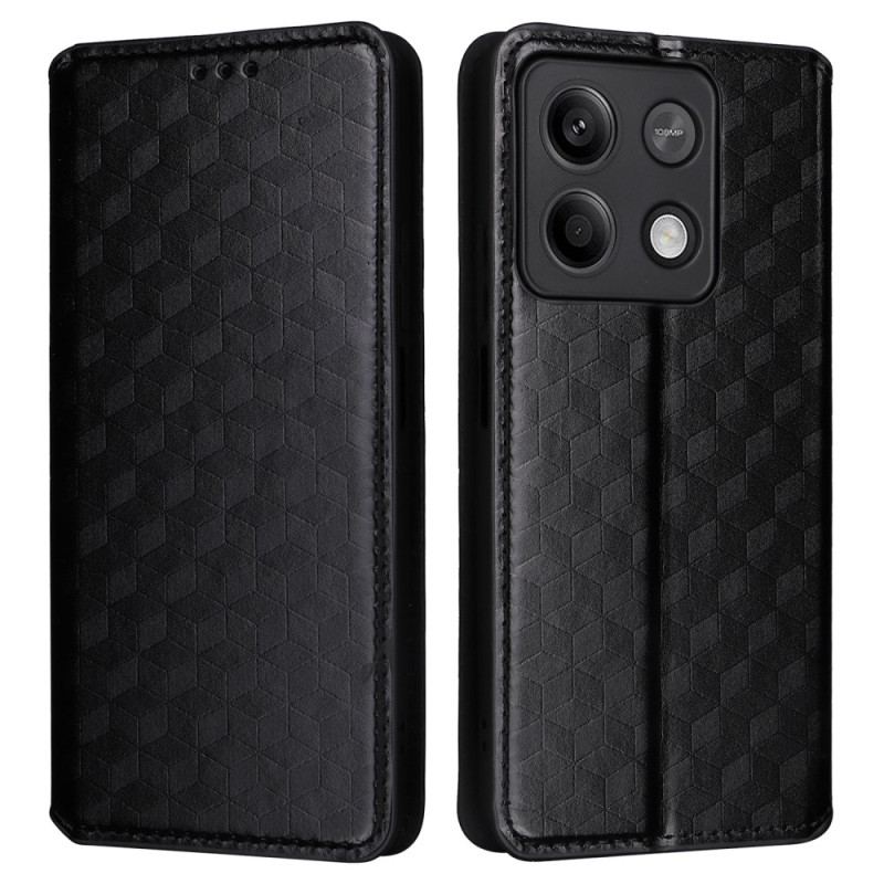 Flip Cover Xiaomi Redmi Note 13 5G Cubes 3D