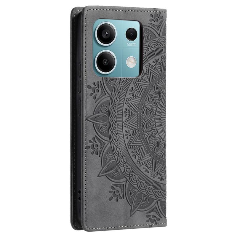 Flip Cover Xiaomi Redmi Note 13 5G Motif Mandala