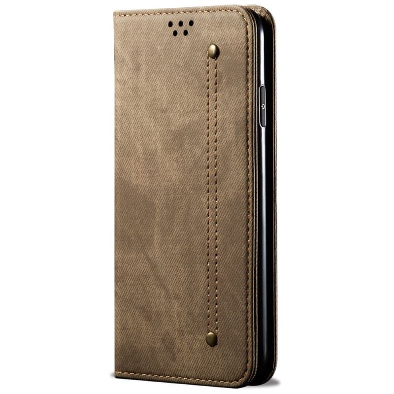 Flip Cover Xiaomi Redmi Note 13 5G Tissu Jeanns