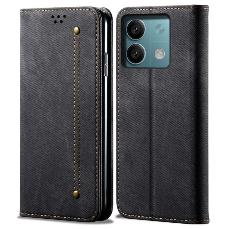 Flip Cover Xiaomi Redmi Note 13 5G Tissu Jeanns