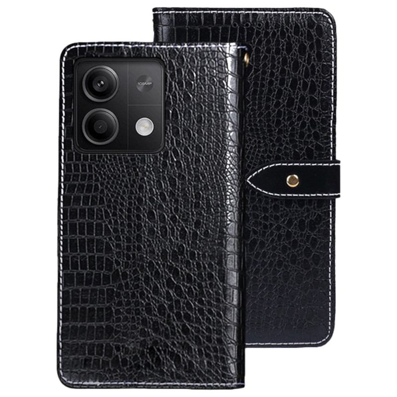 Housse Xiaomi Redmi Note 13 5G Effet Crocodile IDEWEI