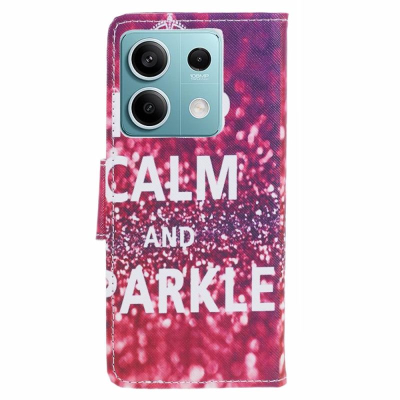 Housse Xiaomi Redmi Note 13 5G Keep Calm and Sparkle