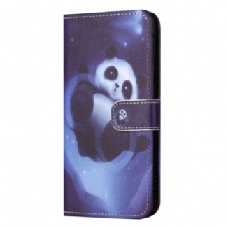 Housse Xiaomi Redmi Note 13 5G Panda Space à Lanière