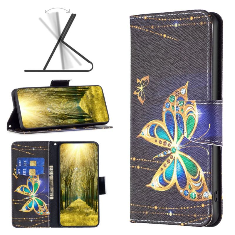 Housse Xiaomi Redmi Note 13 5G Papillons Bijoux