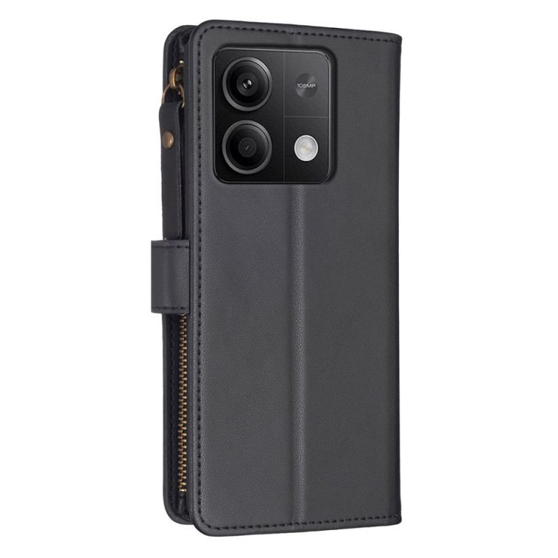 Housse Xiaomi Redmi Note 13 5G Simili Cuir Porte-Monnaie à Lanière