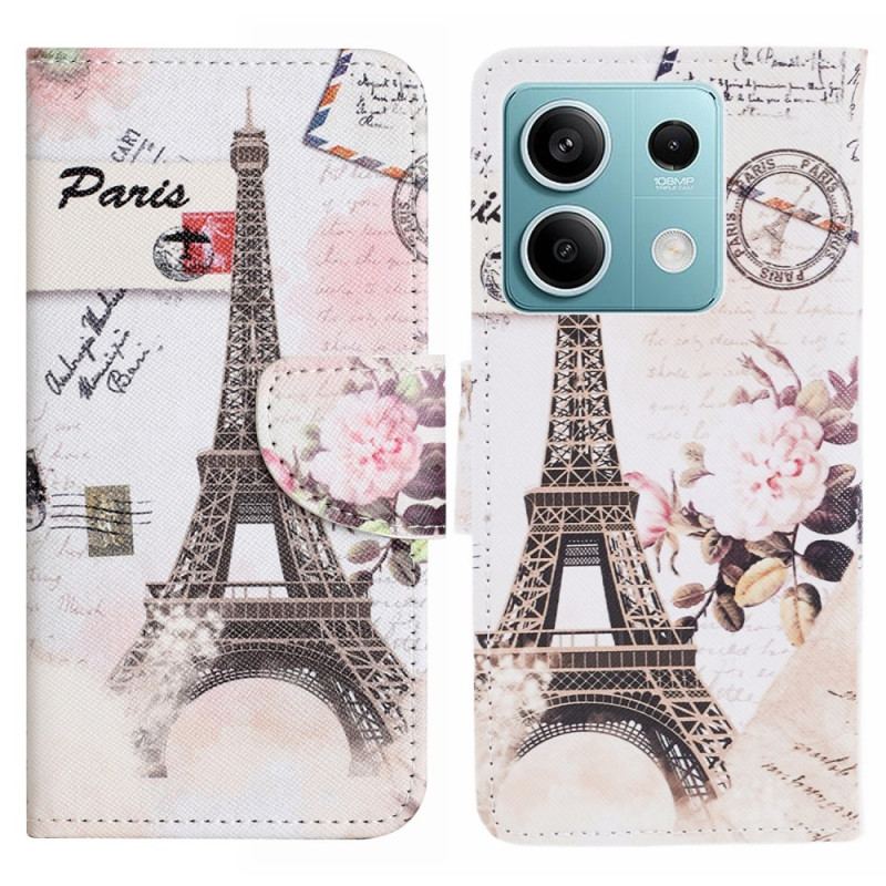 Housse Xiaomi Redmi Note 13 5G Tour Eiffel Vintage