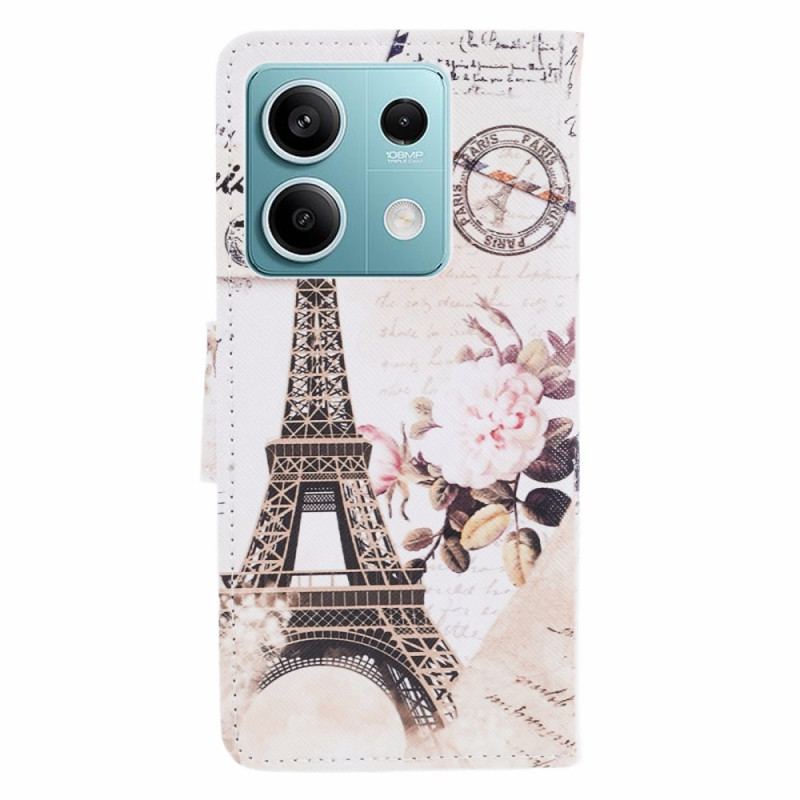 Housse Xiaomi Redmi Note 13 5G Tour Eiffel Vintage