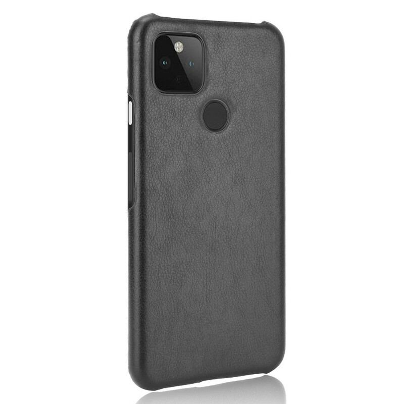 Coque Google Pixel 5 Effet Cuir Litchi Performance