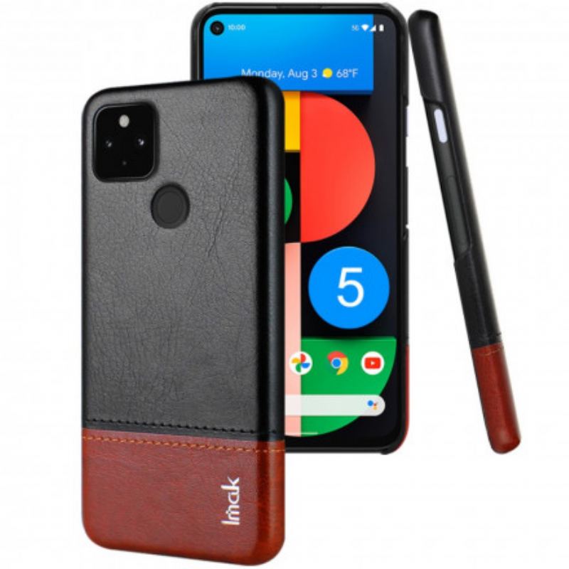 Coque Google Pixel 5 IMAK Ruiyi Series Effet Cuir