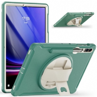 Coque Samsung Galaxy Tab S9 FE Plus/S9 Plus/ S8 Plus/S7 Plus Support pour Stylo et Béquille