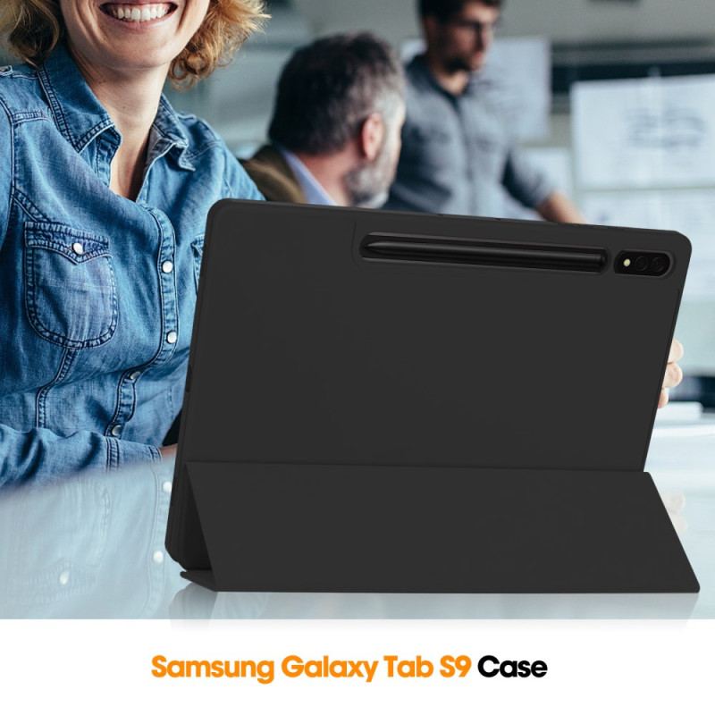 Smart Case Samsung Galaxy Tab S9 Plus Effet Cuir