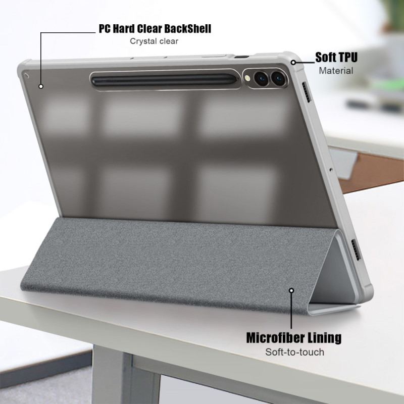 Smart Case Samsung Galaxy Tab S9 Plus Trois Volets Porte-Stylet