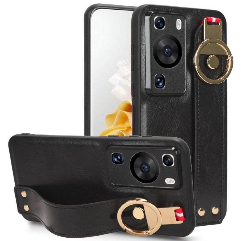 Coque Huawei P60 Pro avec Sangle et Anneau