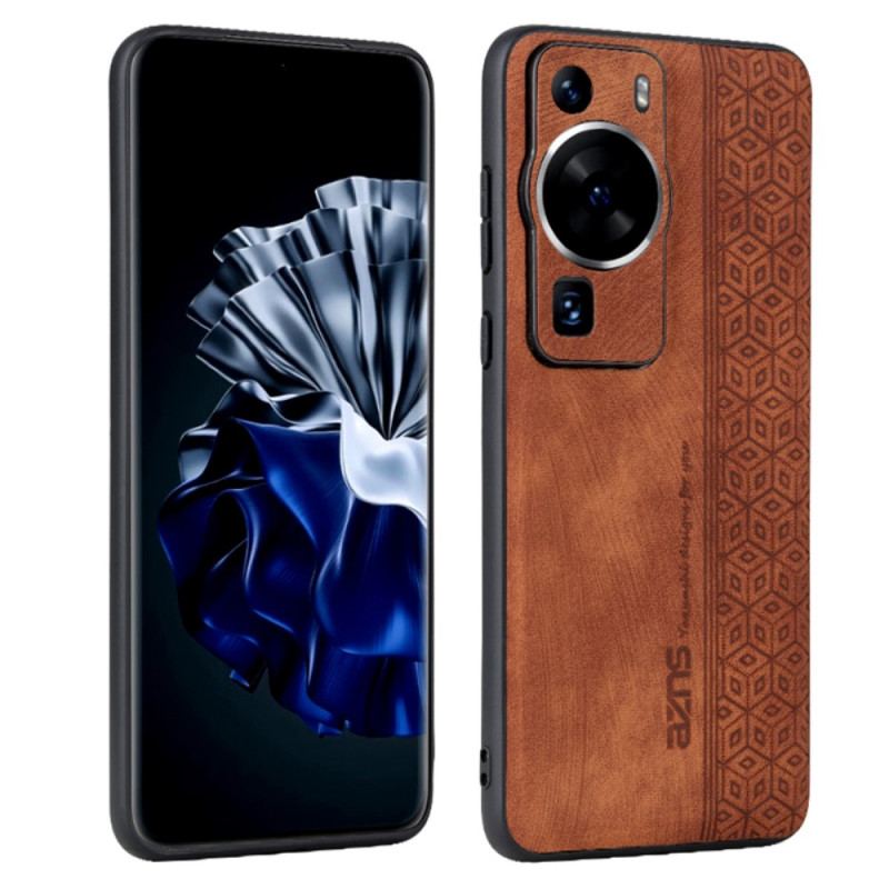 Coque Huawei P60 Pro Effet Cuir AZNS